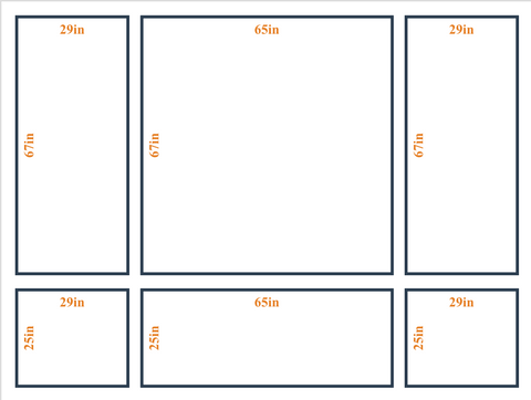 Peel and Stick Custom Wall Molding Kit - Layout 5 Design | Birdeco