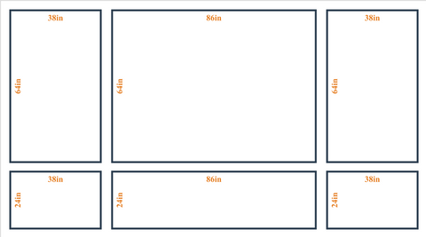 Peel and Stick Custom Wall Molding Kit - Layout 5 Design | Birdeco