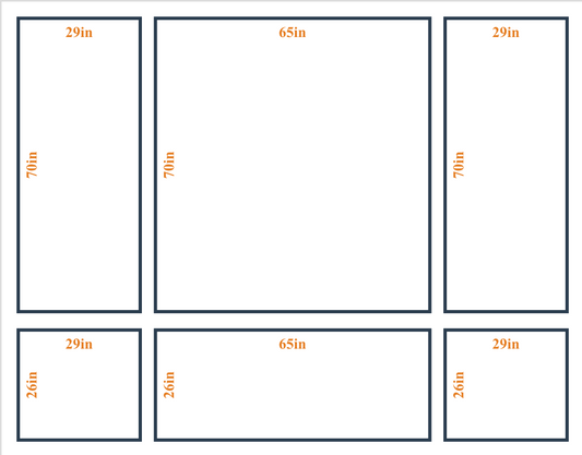 Peel and Stick Custom Wall Molding Kit - Layout 5 Design | Birdeco