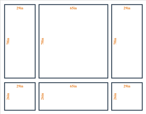 Peel and Stick Custom Wall Molding Kit - Layout 5 Design | Birdeco