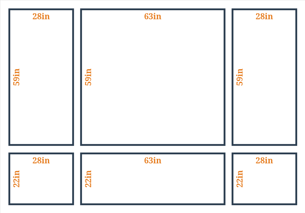 Custom Wall Molding Kit - Layout 5 Design | Birdeco