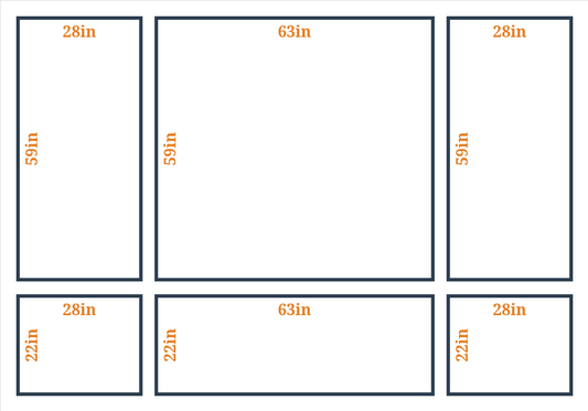 Custom Wall Molding Kit - Layout 5 Design | Birdeco