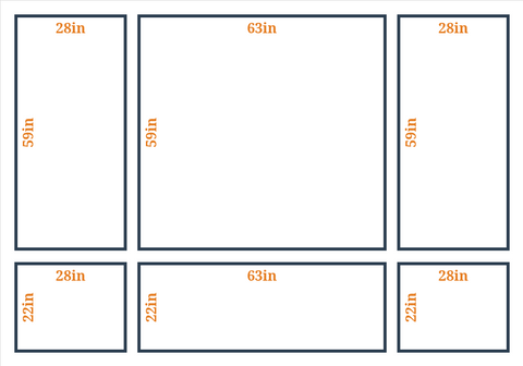 Custom Wall Molding Kit - Layout 5 Design | Birdeco