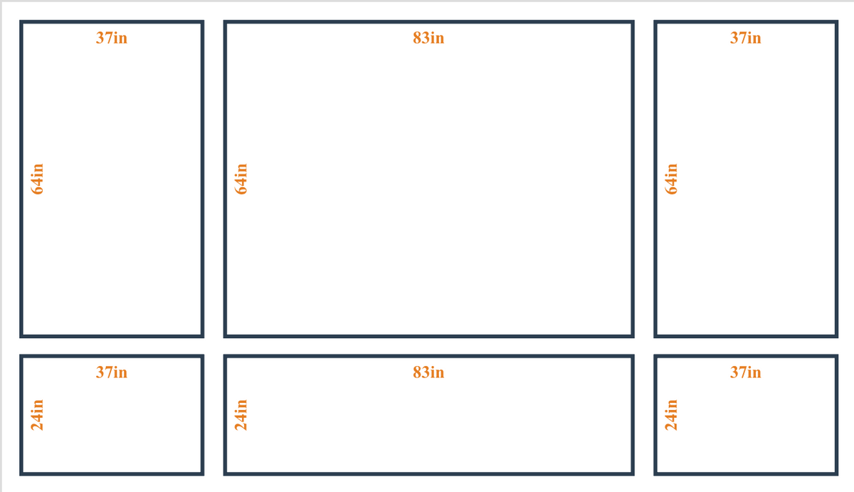 Custom Wall Molding Kit - Layout 5 Design | Birdeco