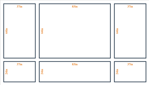 Custom Wall Molding Kit - Layout 5 Design | Birdeco