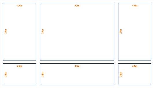 Custom Wall Molding Kit - Layout 5 Design | Birdeco