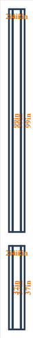 Custom Wall Molding Kit - Layout 5 Design | Birdeco