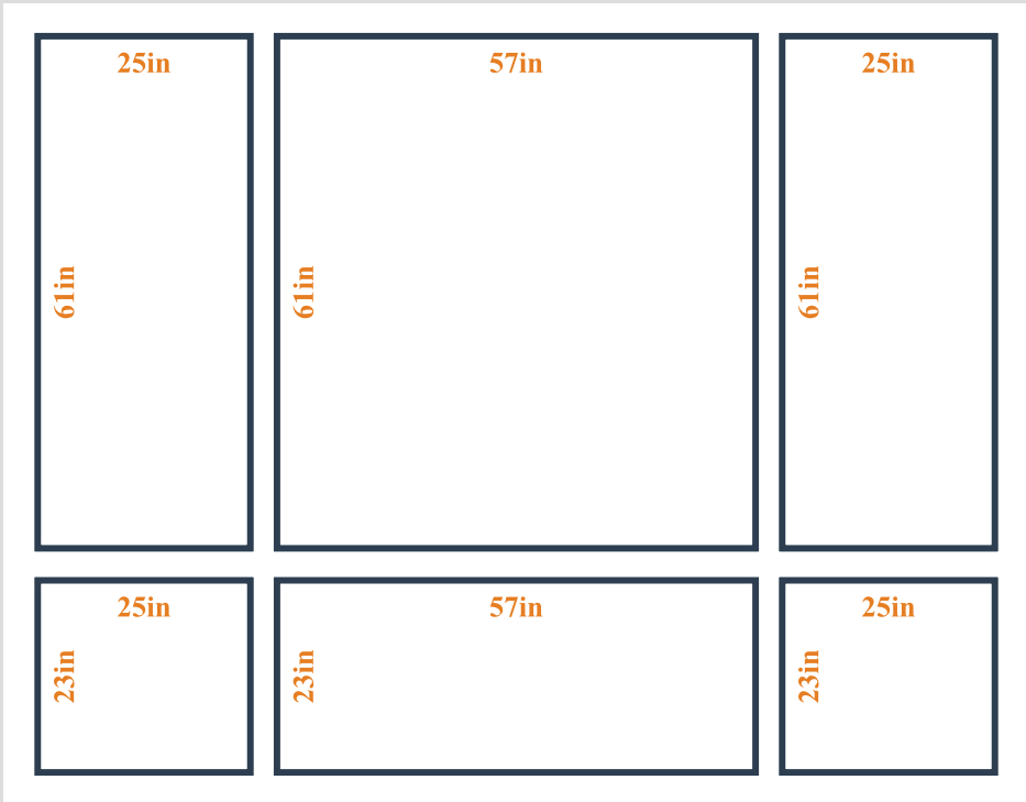 Custom Wall Molding Kit - Layout 5 Design | Birdeco