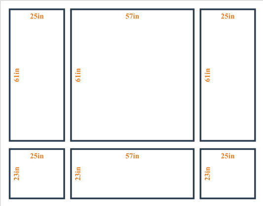 Custom Wall Molding Kit Layout 5 by Birdeco, featuring detailed design elements and precise molding pieces for elegant wall decor.
