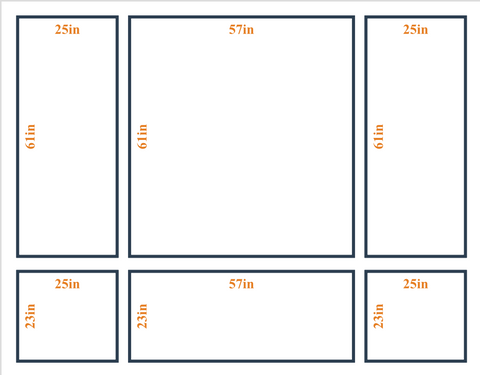Custom Wall Molding Kit - Layout 5 Design | Birdeco