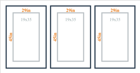 Peel and Stick Custom Wall Molding Kit - Layout 8 Design | Birdeco