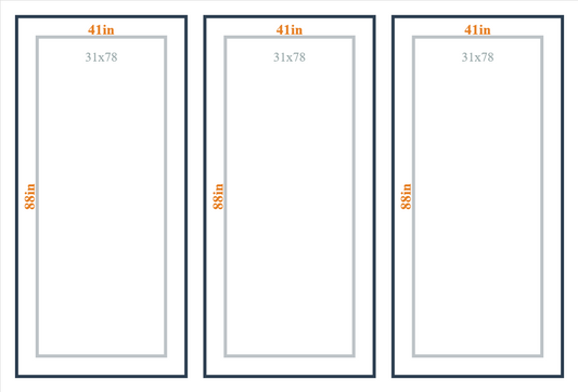 Peel and Stick Custom Wall Molding Kit - Layout 8 Design | Birdeco