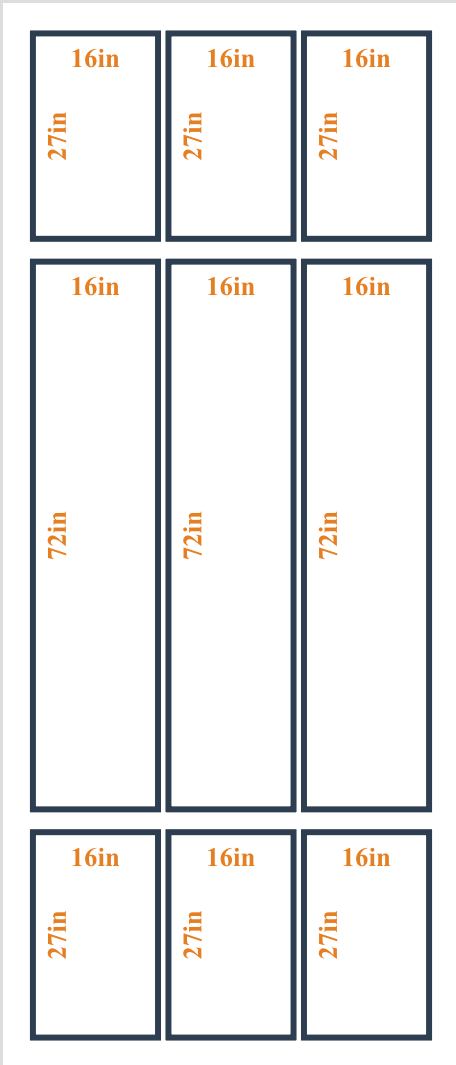 Peel and Stick Custom Wall Molding Kit - Layout 2 Design | Birdeco