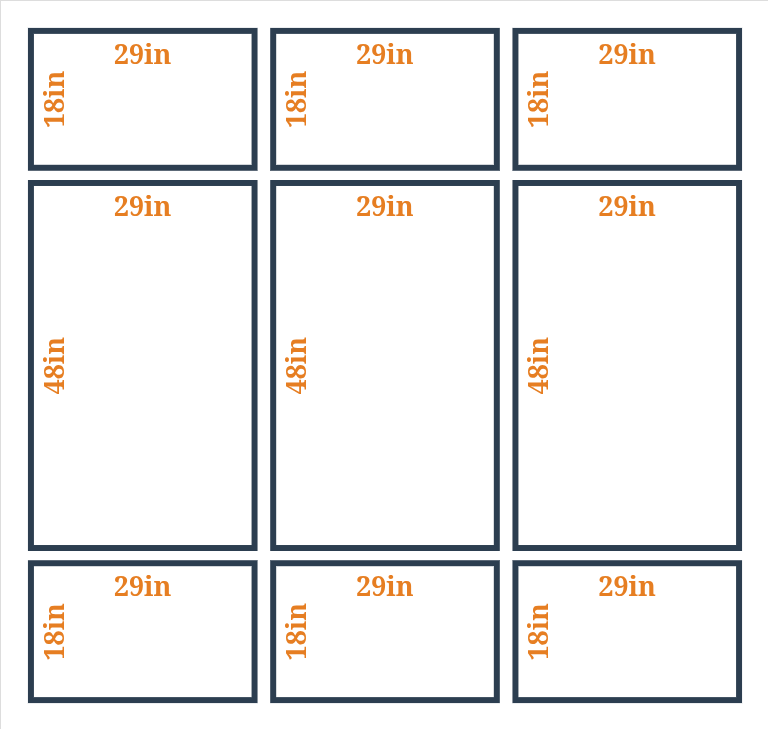 Custom Wall Molding Kit - Layout 2 Design | Birdeco