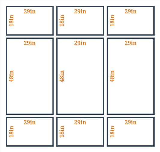 Custom Wall Molding Kit - Layout 2 Design | Birdeco