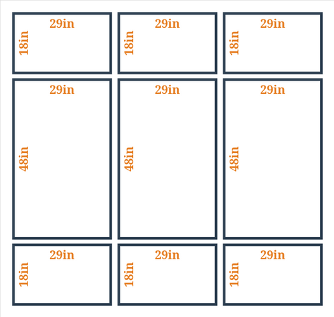 Custom Wall Molding Kit - Layout 2 Design | Birdeco