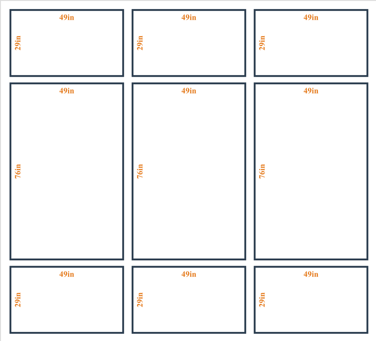 Peel and Stick Custom Wall Molding Kit - Layout 2 Design | Birdeco