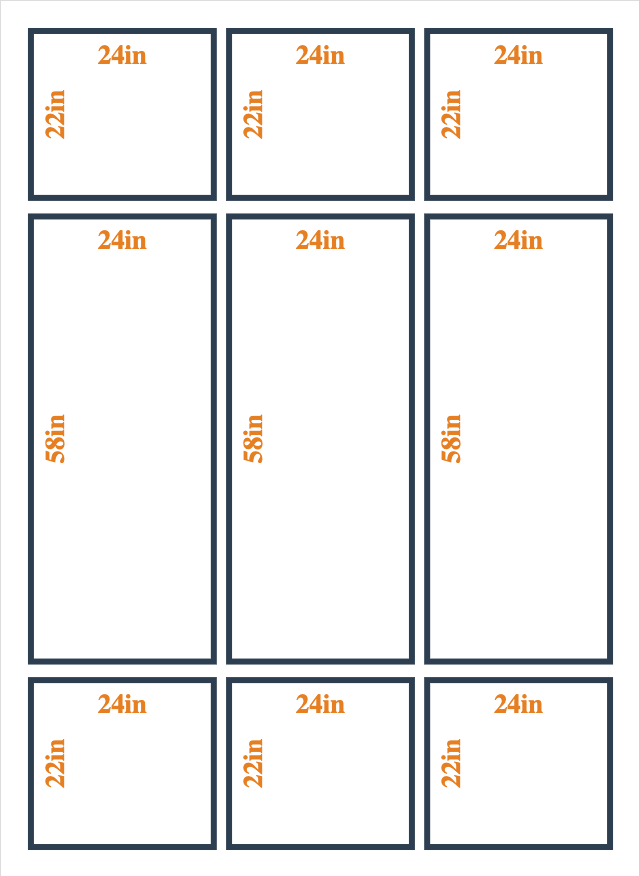 Peel and Stick Custom Wall Molding Kit - Layout 2 Design | Birdeco