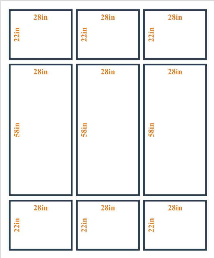 Custom Wall Molding Kit - Layout 2 Design | Birdeco