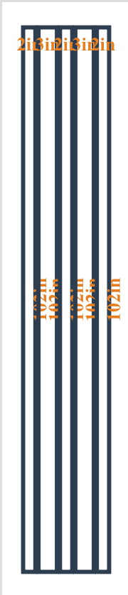 Custom Wall Molding Kit - Layout 6 Design | Birdeco