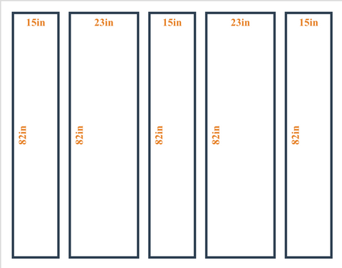 Custom Wall Molding Kit - Layout 6 Design | Birdeco