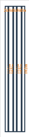 Custom Wall Molding Kit - Layout 6 Design | Birdeco