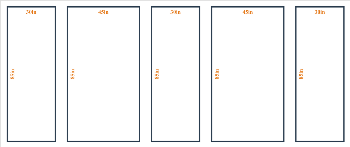 Custom Wall Molding Kit - Layout 6 Design | Birdeco