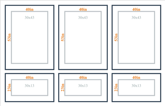 Peel and Stick Custom Wall Molding Kit - Layout 4 Design | Birdeco