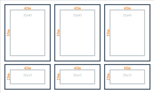 Custom Wall Molding Kit - Layout 4 Design | Birdeco