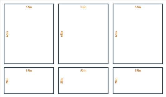 Peel and Stick Custom Wall Molding Kit - Layout 4 Design | Birdeco