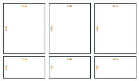 Peel and Stick Custom Wall Molding Kit - Layout 4 Design | Birdeco