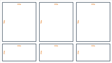 Peel and Stick Custom Wall Molding Kit - Layout 4 Design | Birdeco