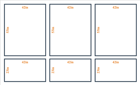 Custom Wall Molding Kit - Layout 4 Design | Birdeco