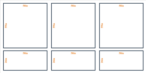 Custom Wall Molding Kit - Layout 4 Design | Birdeco