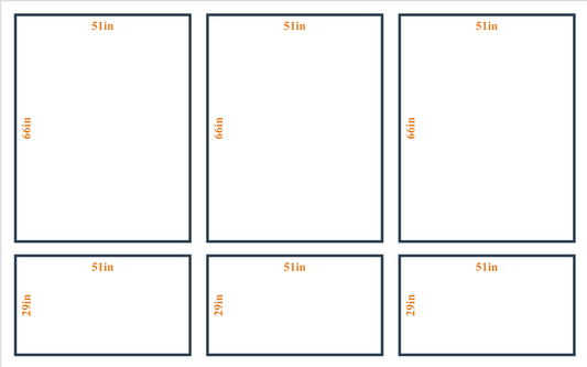 Peel and Stick Custom Wall Molding Kit - Layout 4 Design | Birdeco