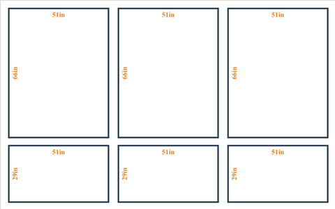 Peel and Stick Custom Wall Molding Kit - Layout 4 Design | Birdeco