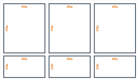 Peel and Stick Custom Wall Molding Kit - Layout 4 Design | Birdeco