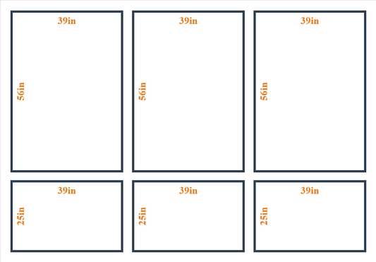 Custom Wall Molding Kit - Layout 4 Design | Birdeco