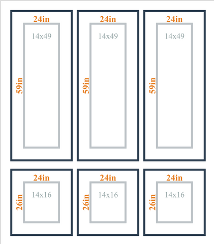 Peel and Stick Custom Wall Molding Kit - Layout 4 Design | Birdeco