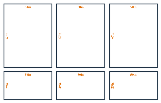 Custom Wall Molding Kit - Üçlü Set Design | Birdeco