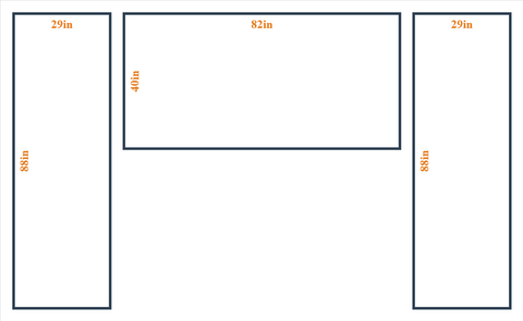 Peel and Stick Custom Wall Molding Kit - Layout 7 Design | Birdeco