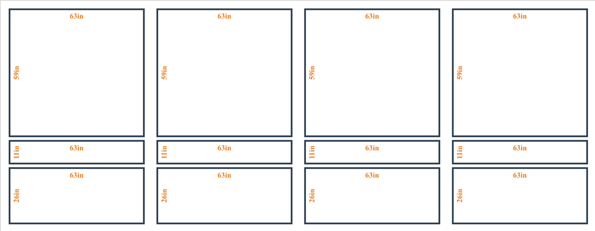Peel and Stick Custom Wall Molding Kit - Layout 3 Design | Birdeco