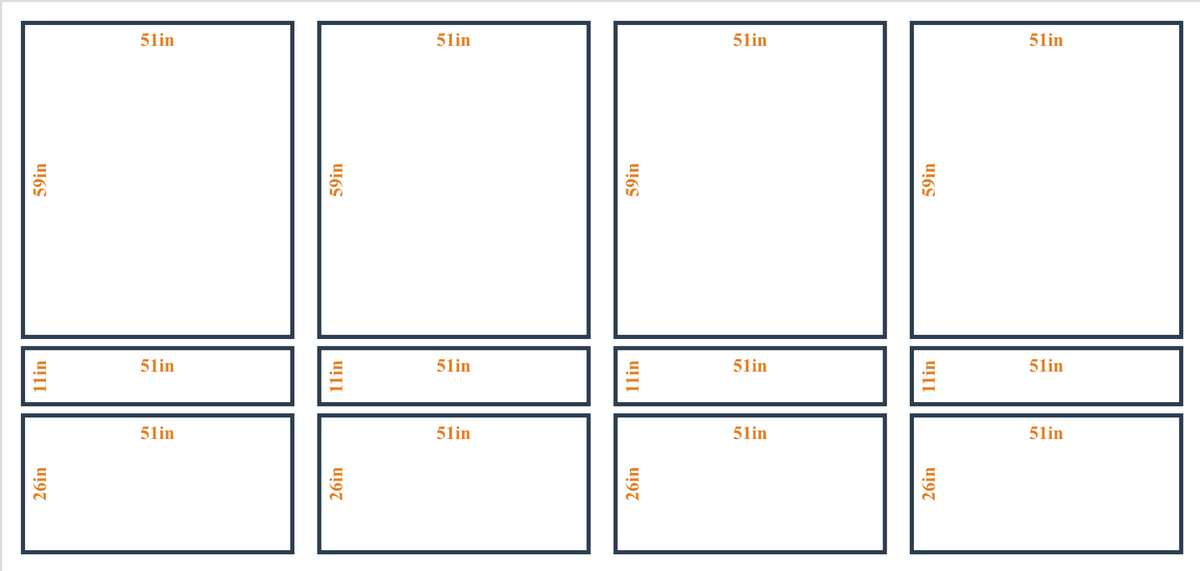 Custom Wall Molding Kit - Layout 3 Design | Birdeco