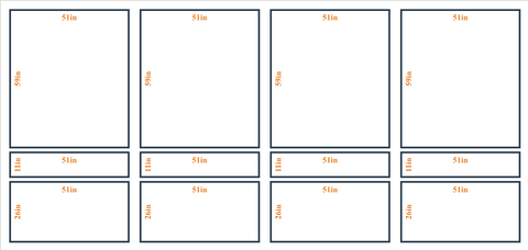 Custom Wall Molding Kit - Layout 3 Design | Birdeco