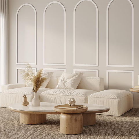 Birdeco Arched Wall Panel Kit: Pre-Cut MDF Wall Molding