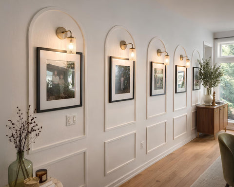 Birdeco Arched Wall Panel Kit: Pre-Cut MDF Wall Molding