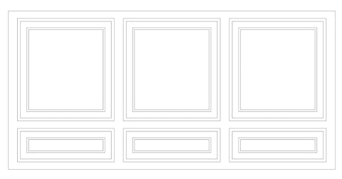 Custom-Made Wall Molding Design Service for Kristine M. by Birdeco
