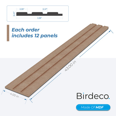 Premium Shaker Panels for Custom Walls | Durable Unprimed MDF 1 | Easy Installation