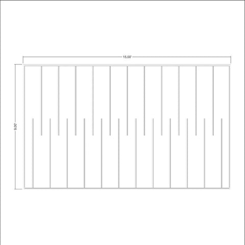 Pre-Cut Flat Wall Molding Kit for Living Areas | Factory Primed & Ready to Paint - Highest Quality Wall Moldings and Decor Products at Birdeco