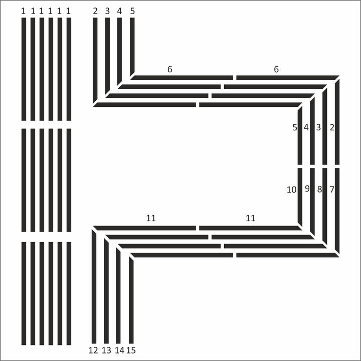 Flat Design Wall Molding, Ready to Assemble Wall Moulding Kit